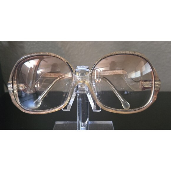 Gemini Accessories - Arcturus by Gemini Vintage Eyeglass Frames 54-18-130 Beige Grey Glasses Spain